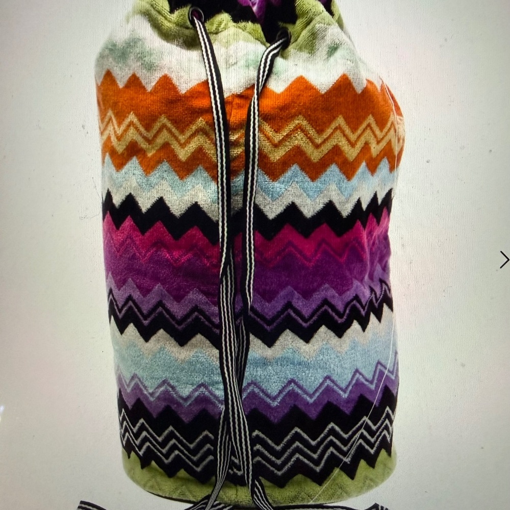 Missoni Giacomo Striped Bucket Beach Bag